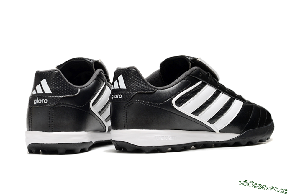 Men's Adidas Copa Gloro 2 TF Artificial Turf Low-Tops Football Shoes - Black/White 6