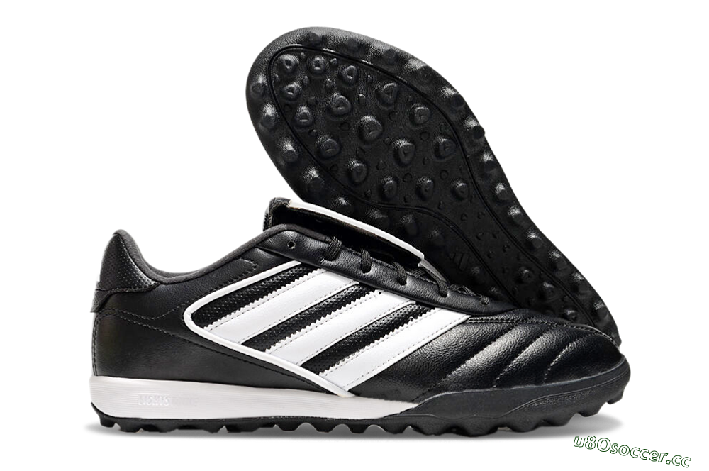 Men's Adidas Copa Gloro 2 TF Artificial Turf Low-Tops Football Shoes - Black/White 2