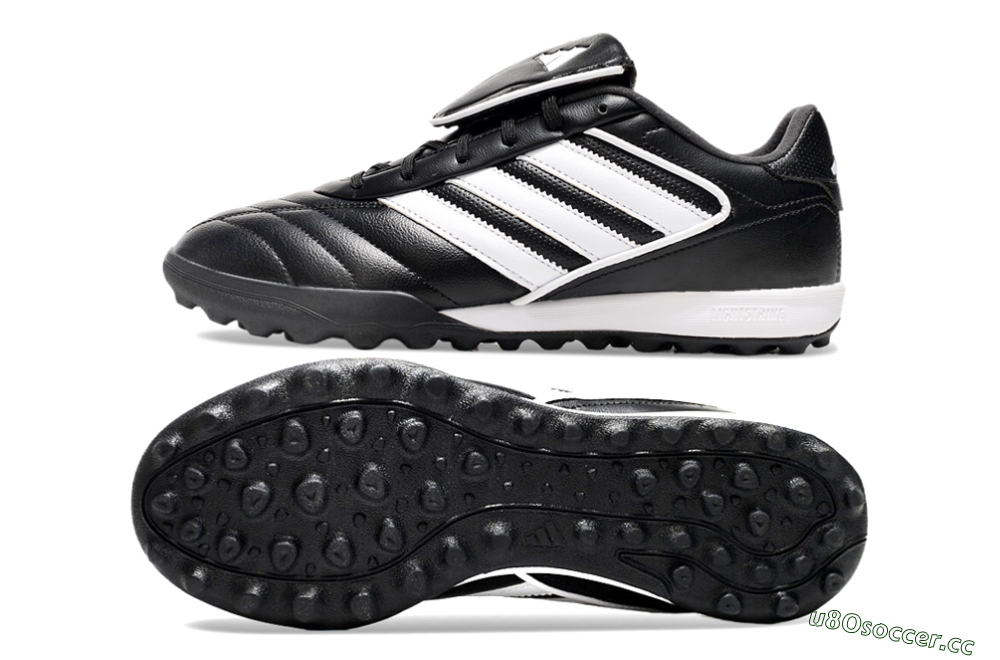 Men's Adidas Copa Gloro 2 TF Artificial Turf Low-Tops Football Shoes - Black/White 1