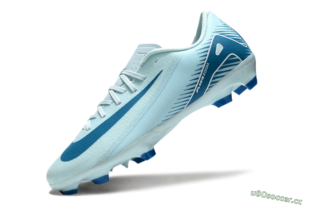 Men's Nike Air Zoom Mercurial Vapor 16 Academy FG Firm Ground Low-Tops Football Boots - Jade/Blue/White 5