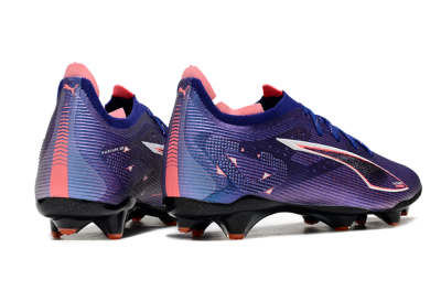 Men's Puma Ultra 5 Ultimate FG Firm Ground Low-Tops Football Boots - Purple/Red/White