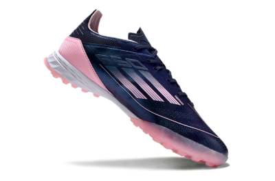 Men's Adidas F50 Elite TF Artificial Turf Low-Tops Football Shoes - Blue/Pink/White