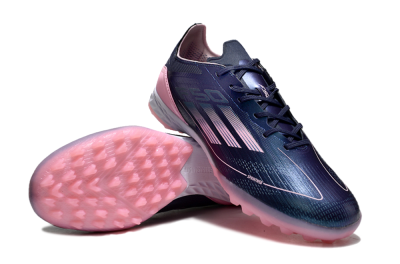 Men's Adidas F50 Elite TF Artificial Turf Low-Tops Football Shoes - Blue/Pink/White