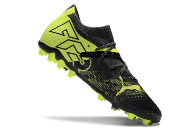 Men's Puma Future Ultimate MG Multi Ground Low-Tops Football Boots - Black/Yellow