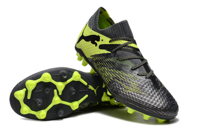 Men's Puma Future Ultimate MG Multi Ground Low-Tops Football Boots - Black/Yellow