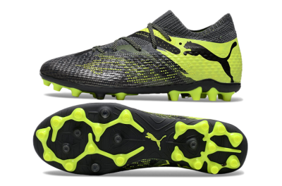 Men's Puma Future Ultimate MG Multi Ground Low-Tops Football Boots - Black/Yellow