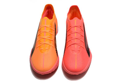 Men's Puma Ultra 5 Ultimate TF Artificial Turf Low-Tops Football Shoes - Red/Black/White