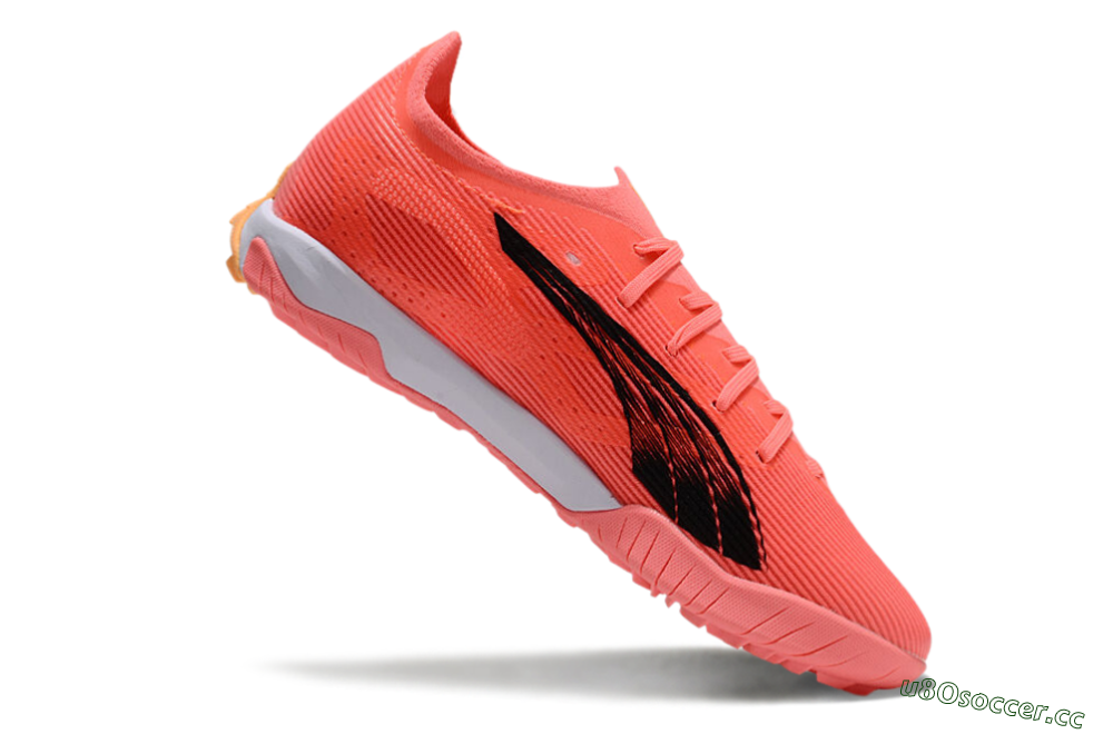 Men's Puma Ultra 5 Ultimate TF Artificial Turf Low-Tops Football Shoes - Red/Black/White 5