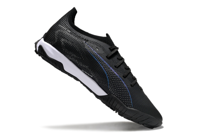 Men's Puma Ultra 5 Ultimate TF Artificial Turf Low-Tops Football Shoes - Black/Blue/White