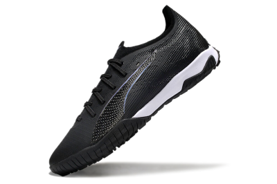 Men's Puma Ultra 5 Ultimate TF Artificial Turf Low-Tops Football Shoes - Black/Blue/White