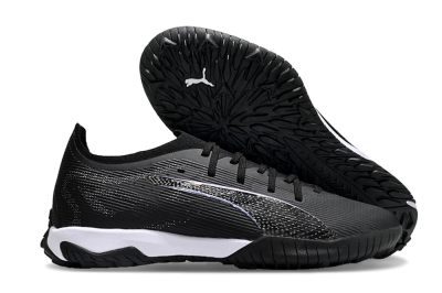Men's Puma Ultra 5 Ultimate TF Artificial Turf Low-Tops Football Shoes - Black/Blue/White