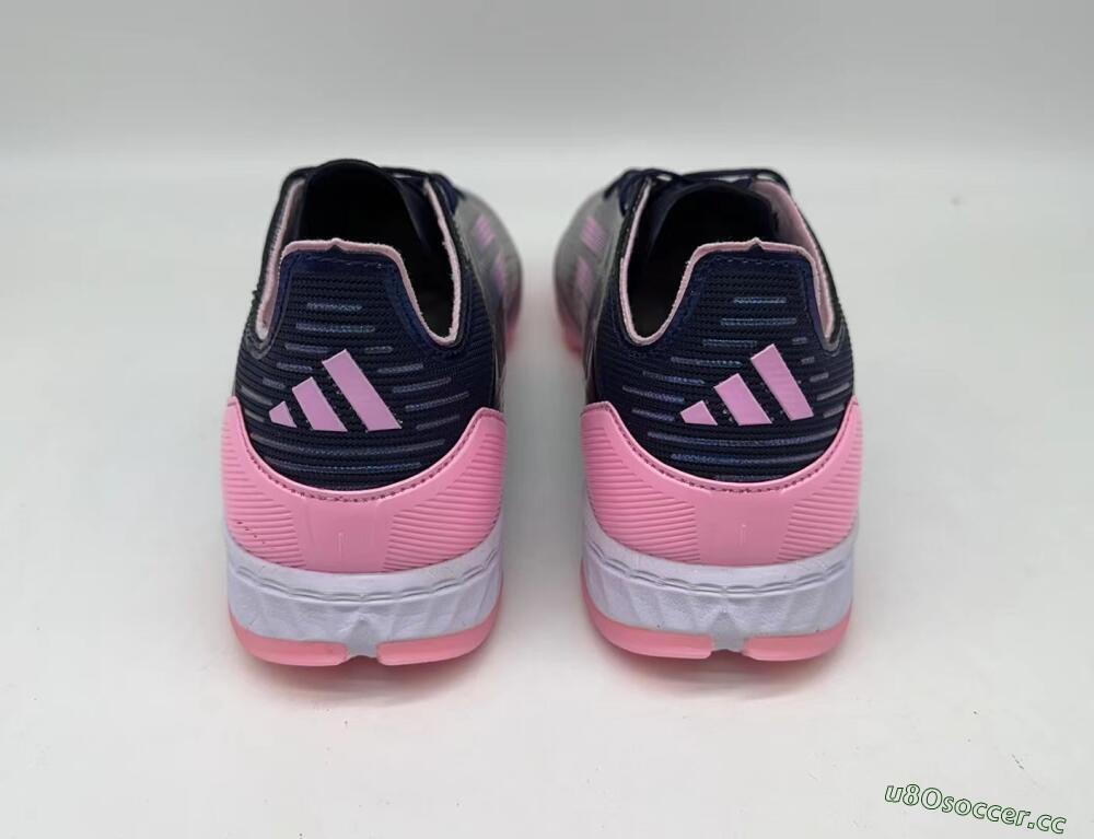 Men's Adidas F50 Elite TF Artificial Turf Low-Tops Football Shoes - Blue/Pink/White