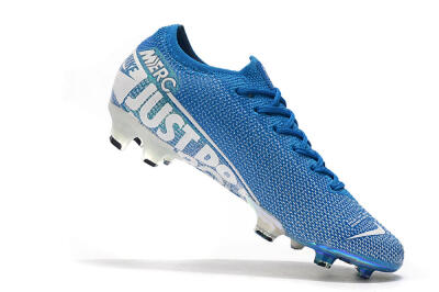 Unisex Nike Mercurial Vapor 13 Elite FG Firm Ground Low-Tops Football Boots - Blue/White