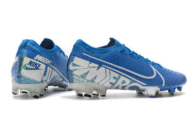 Unisex Nike Mercurial Vapor 13 Elite FG Firm Ground Low-Tops Football Boots - Blue/White