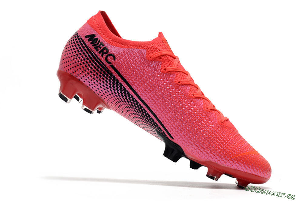 Unisex Nike Mercurial Vapor 13 Elite FG Firm Ground Low-Tops Football Boots - Red/Black 4