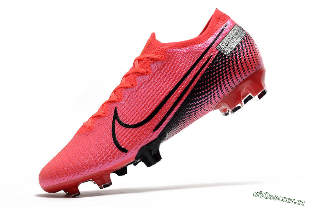 Unisex Nike Mercurial Vapor 13 Elite FG Firm Ground Low-Tops Football Boots - Red/Black 5