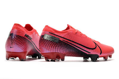 Unisex Nike Mercurial Vapor 13 Elite FG Firm Ground Low-Tops Football Boots - Red/Black