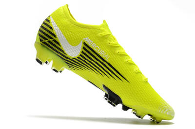 Men's Nike Mercurial Vapor 13 Elite FG Firm Ground Low-Tops Football Boots - Yellow/White/Black