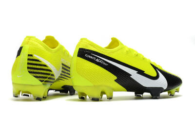 Men's Nike Mercurial Vapor 13 Elite FG Firm Ground Low-Tops Football Boots - Yellow/White/Black
