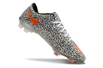 Men's Nike Mercurial Vapor 10 FG Firm Ground Low-Tops Football Boots - Black/White/Red