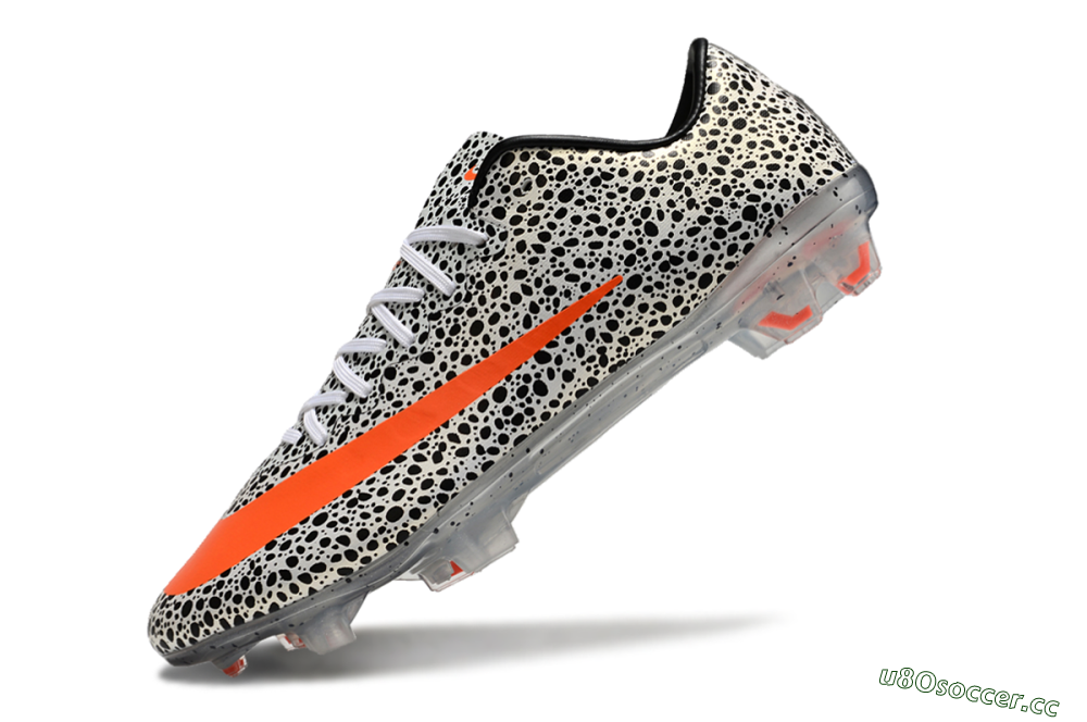 Men's Nike Mercurial Vapor 10 FG Firm Ground Low-Tops Football Boots - Black/White/Red 5