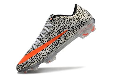 Men's Nike Mercurial Vapor 10 FG Firm Ground Low-Tops Football Boots - Black/White/Red