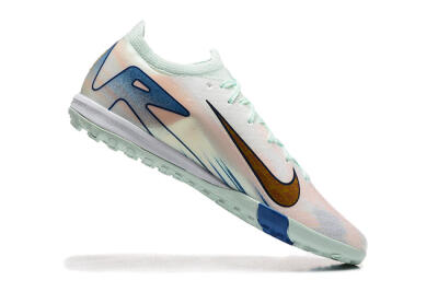Men's Nike Air Zoom Mercurial Vapor 16 Elite TF Artificial Turf Low-Tops Football Shoes - Jade/Blue/Gold