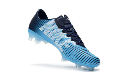 Men's Nike Mercurial Vapor 11 FG Firm Ground Low-Tops Football Boots - Blue/White/Black