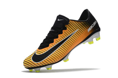 Men's Nike Mercurial Vapor 11 FG Firm Ground Low-Tops Football Boots - Orange/Black/White