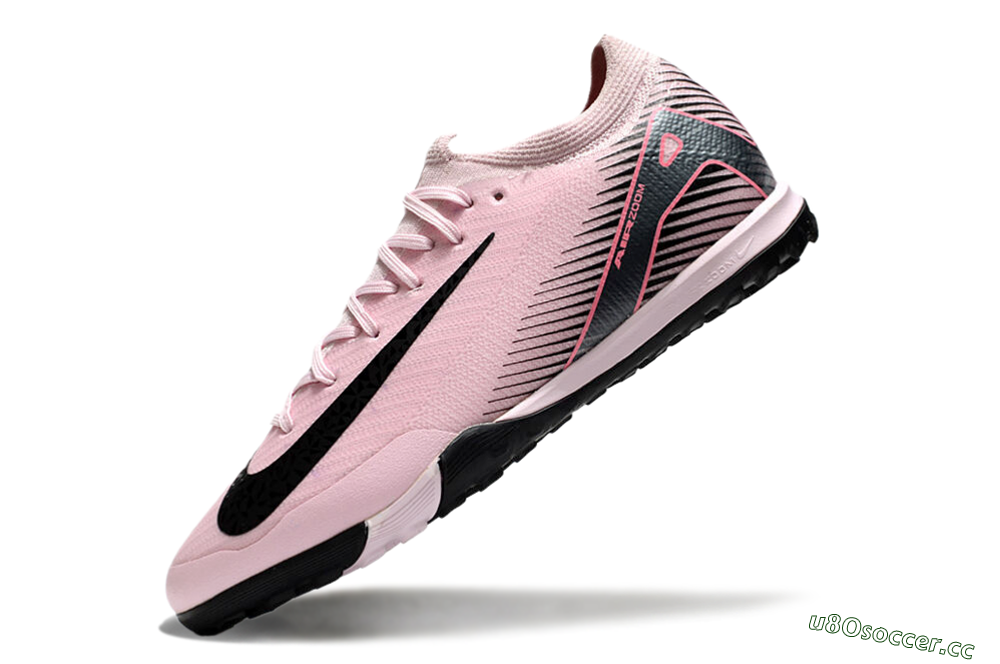 Men's Nike Air Zoom Mercurial Vapor 16 Elite TF Artificial Turf Low-Tops Football Shoes - Pink/Black 5