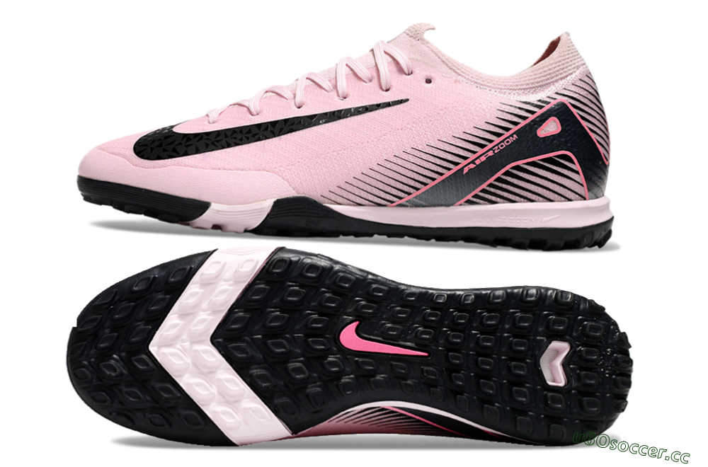 Men's Nike Air Zoom Mercurial Vapor 16 Elite TF Artificial Turf Low-Tops Football Shoes - Pink/Black 1