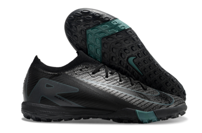 Unisex Nike Air Zoom Mercurial Vapor 16 Elite TF Artificial Turf Low-Tops Football Shoes - Black/Blue/Grey