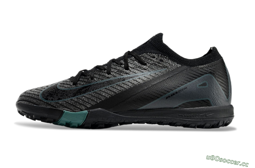 Unisex Nike Air Zoom Mercurial Vapor 16 Elite TF Artificial Turf Low-Tops Football Shoes - Black/Blue/Grey 0