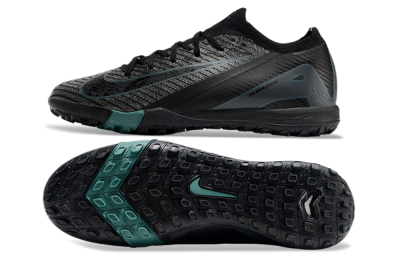 Unisex Nike Air Zoom Mercurial Vapor 16 Elite TF Artificial Turf Low-Tops Football Shoes - Black/Blue/Grey