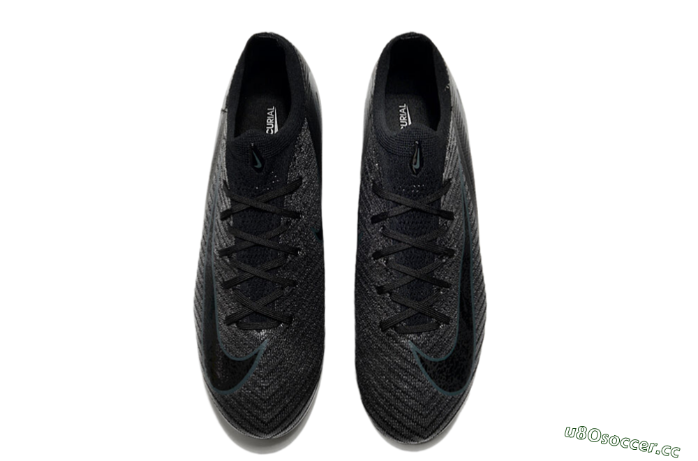 Unisex Nike Air Zoom Mercurial Vapor 16 Elite TF Artificial Turf Low-Tops Football Shoes - Black/Blue/Grey 9