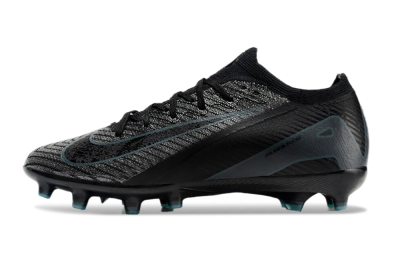 Unisex Nike Air Zoom Mercurial Vapor 16 Elite AG Artificial Grass Low-Tops Football Boots - Black/Grey/Blue
