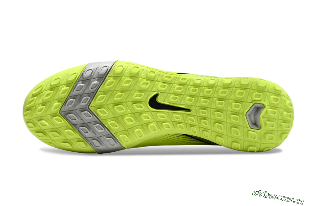 Unisex Nike Air Zoom Mercurial Superfly 10 Elite TF Artificial Turf High-Tops Football Shoes - Yellow/Silver/Black 5