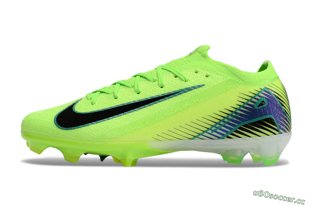 Unisex Nike Air Zoom Mercurial Vapor 16 Elite FG Firm Ground Low-Tops Football Boots - Green/Black 0