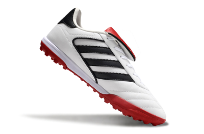 Men's Adidas Copa Gloro 2 TF Artificial Turf Low-Tops Football Shoes - White/Black/Red