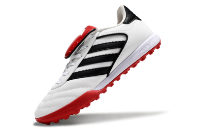 Men's Adidas Copa Gloro 2 TF Artificial Turf Low-Tops Football Shoes - White/Black/Red