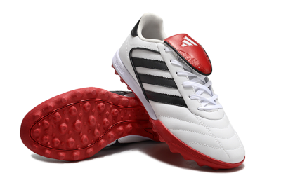 Men's Adidas Copa Gloro 2 TF Artificial Turf Low-Tops Football Shoes - White/Black/Red