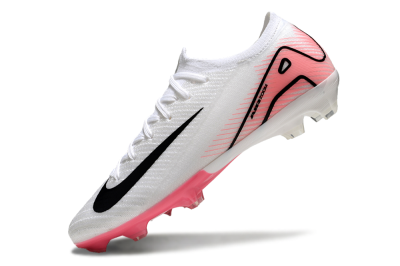 Men's Nike Air Zoom Mercurial Vapor 16 Elite FG Firm Ground Low-Tops Football Boots - White/Pink/Black