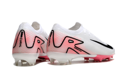 Men's Nike Air Zoom Mercurial Vapor 16 Elite FG Firm Ground Low-Tops Football Boots - White/Pink/Black