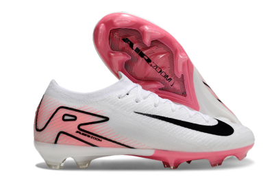 Men's Nike Air Zoom Mercurial Vapor 16 Elite FG Firm Ground Low-Tops Football Boots - White/Pink/Black