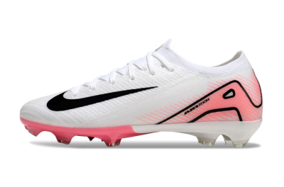Men's Nike Air Zoom Mercurial Vapor 16 Elite FG Firm Ground Low-Tops Football Boots - White/Pink/Black