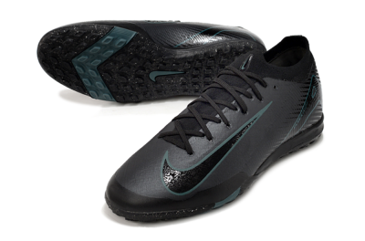 Women's Nike Air Zoom Mercurial Vapor 16 Elite TF Artificial Turf Low-Tops Football Shoes - Grey/Black/Blue