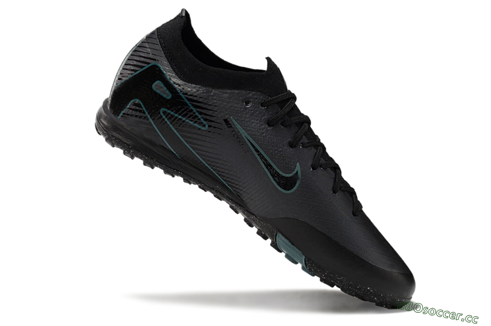 Women's Nike Air Zoom Mercurial Vapor 16 Elite TF Artificial Turf Low-Tops Football Shoes - Grey/Black/Blue 4