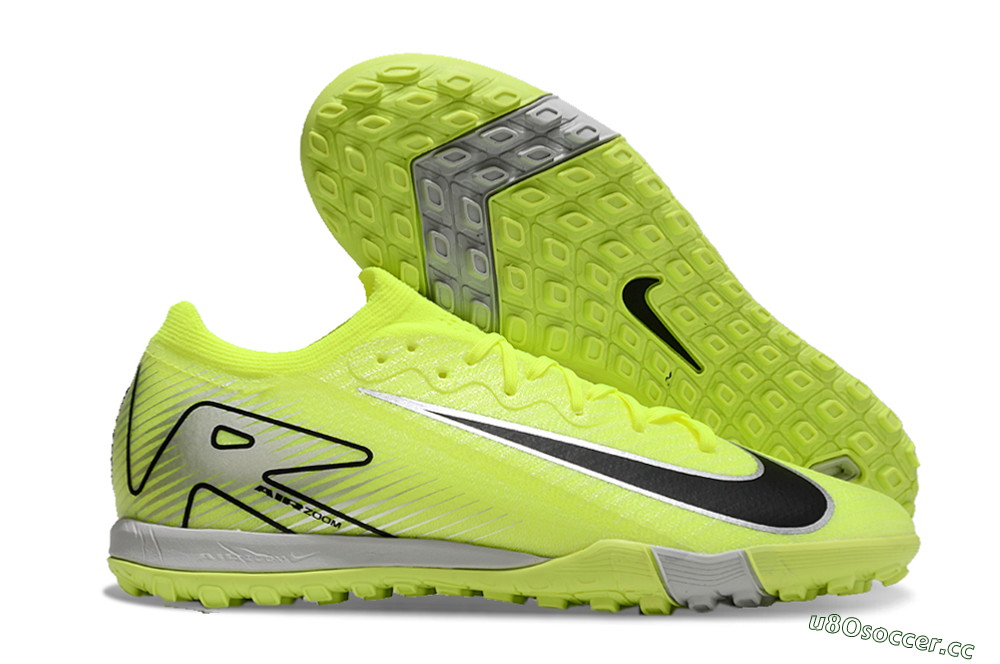 Men's Nike Air Zoom Mercurial Vapor 16 Elite TF Artificial Turf Low-Tops Football Shoes - Yellow/Black/White 1