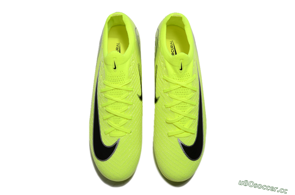 Men's Nike Air Zoom Mercurial Vapor 16 Elite TF Artificial Turf Low-Tops Football Shoes - Yellow/Black/White 3