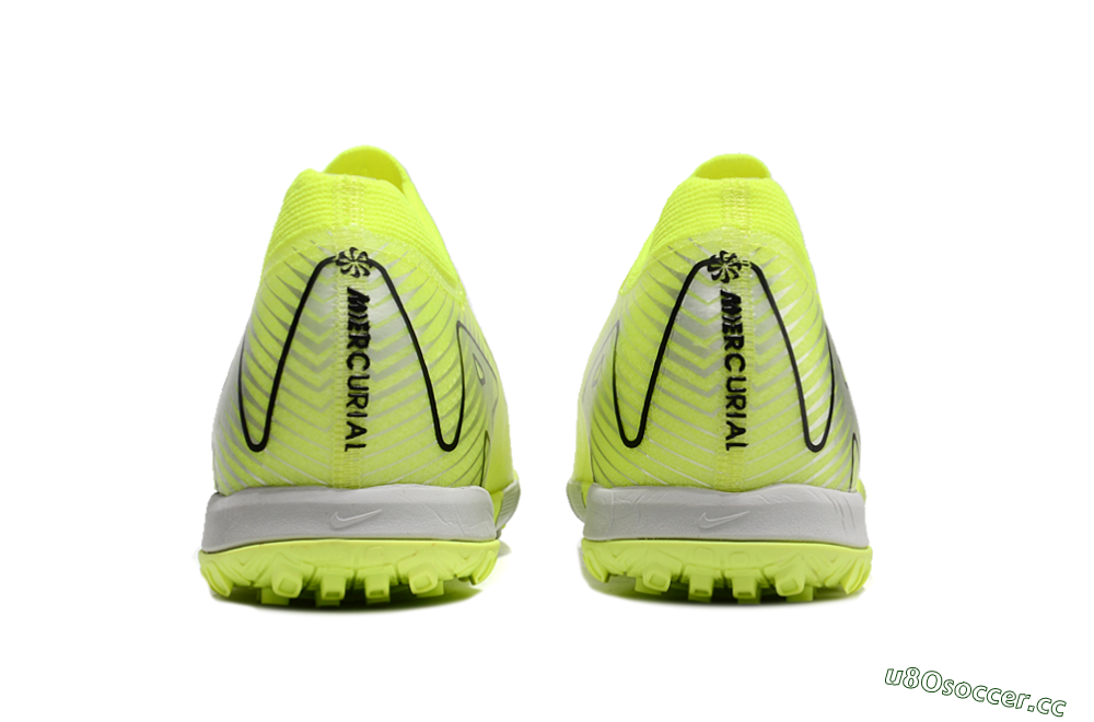 Men's Nike Air Zoom Mercurial Vapor 16 Elite TF Artificial Turf Low-Tops Football Shoes - Yellow/Black/White 4